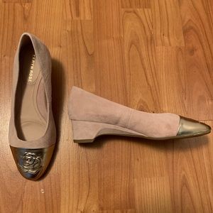 Brand new light taupe colour dress shoes